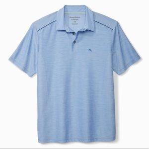 NWT Tommy Bahama Palm Coast IslandZone® Polo “Light Sky Blue” Large